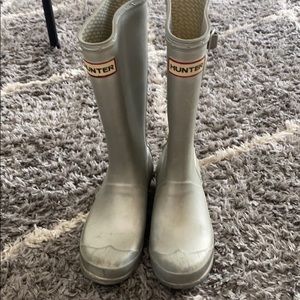 Hunter rainy day boots- girls size 3-4 in good condition
